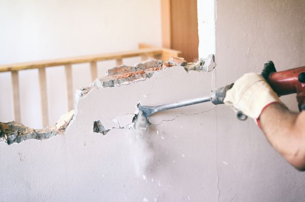 Basement Wall Demolition